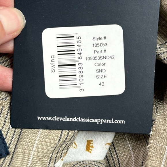 Cleavland Classics Golf Swing Plaid Pants Size 42 NWT - Picture 10 of 10